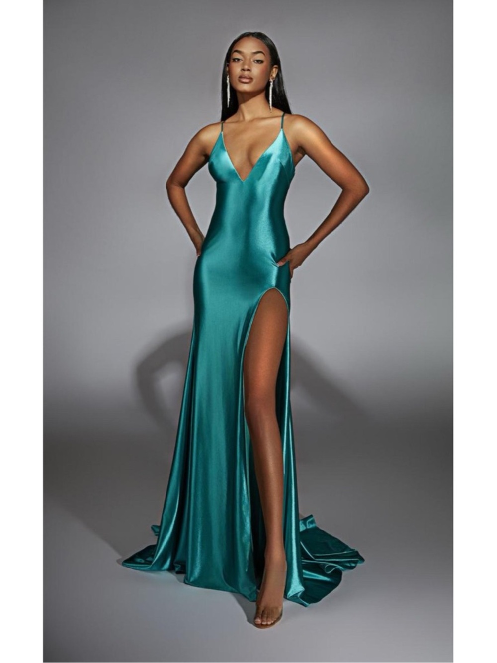 Alyce Paris lagoon blue dress, size 6, NEW WITH TAGS!
